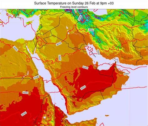 oman weather map